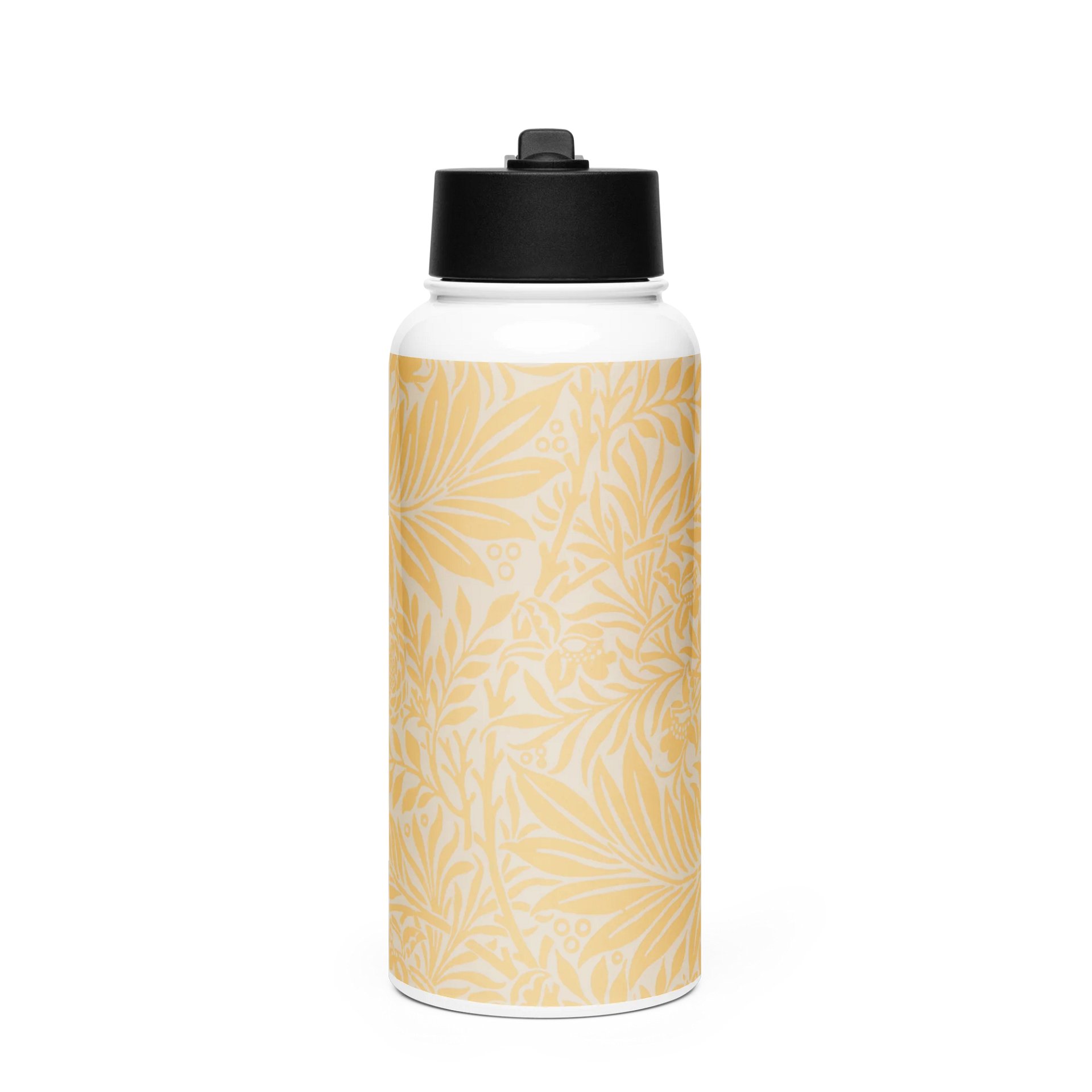Golden Botanical Bliss Stainless Steel Water Bottle product image (1)