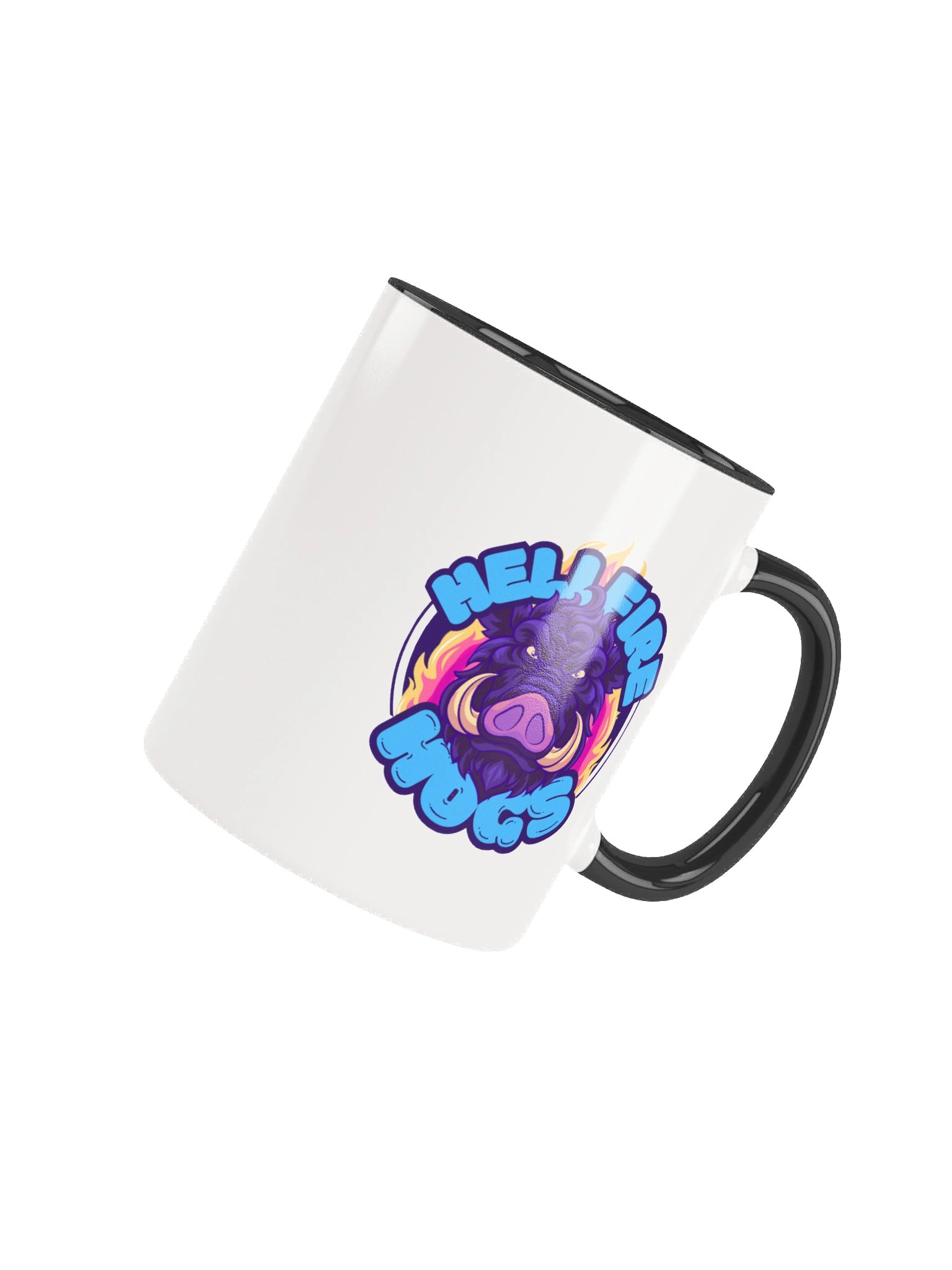 Hellfire Hogs Team Ceramic Mug with Color Inside product image (11)