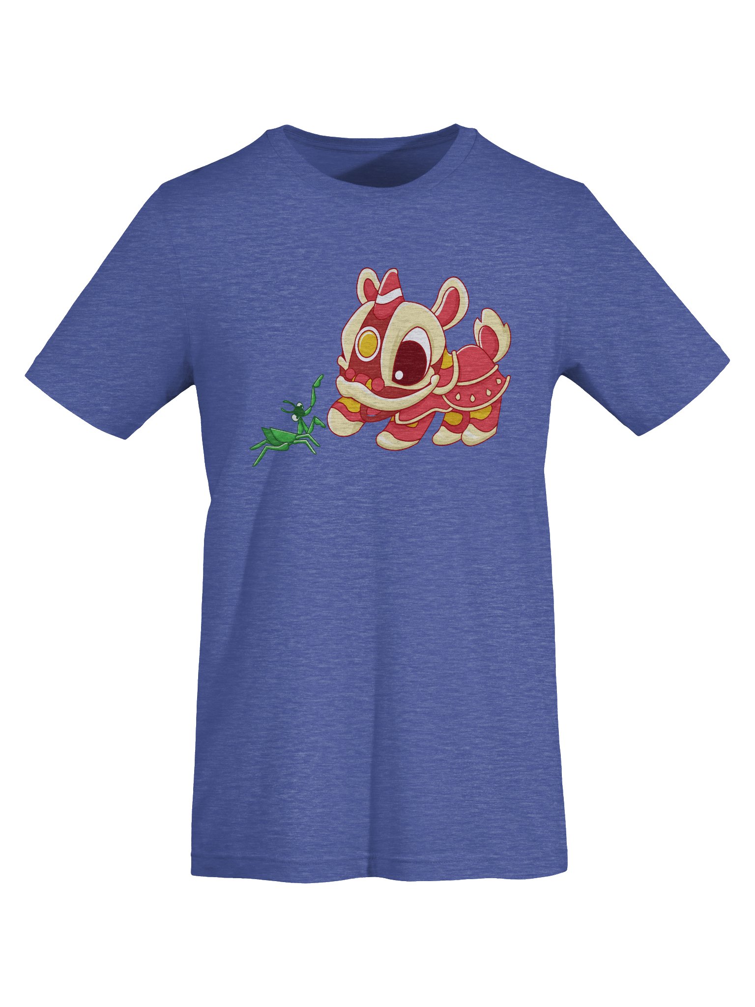 Mantis Meets Lion Heather Tee - Cotton Blend product image (19)