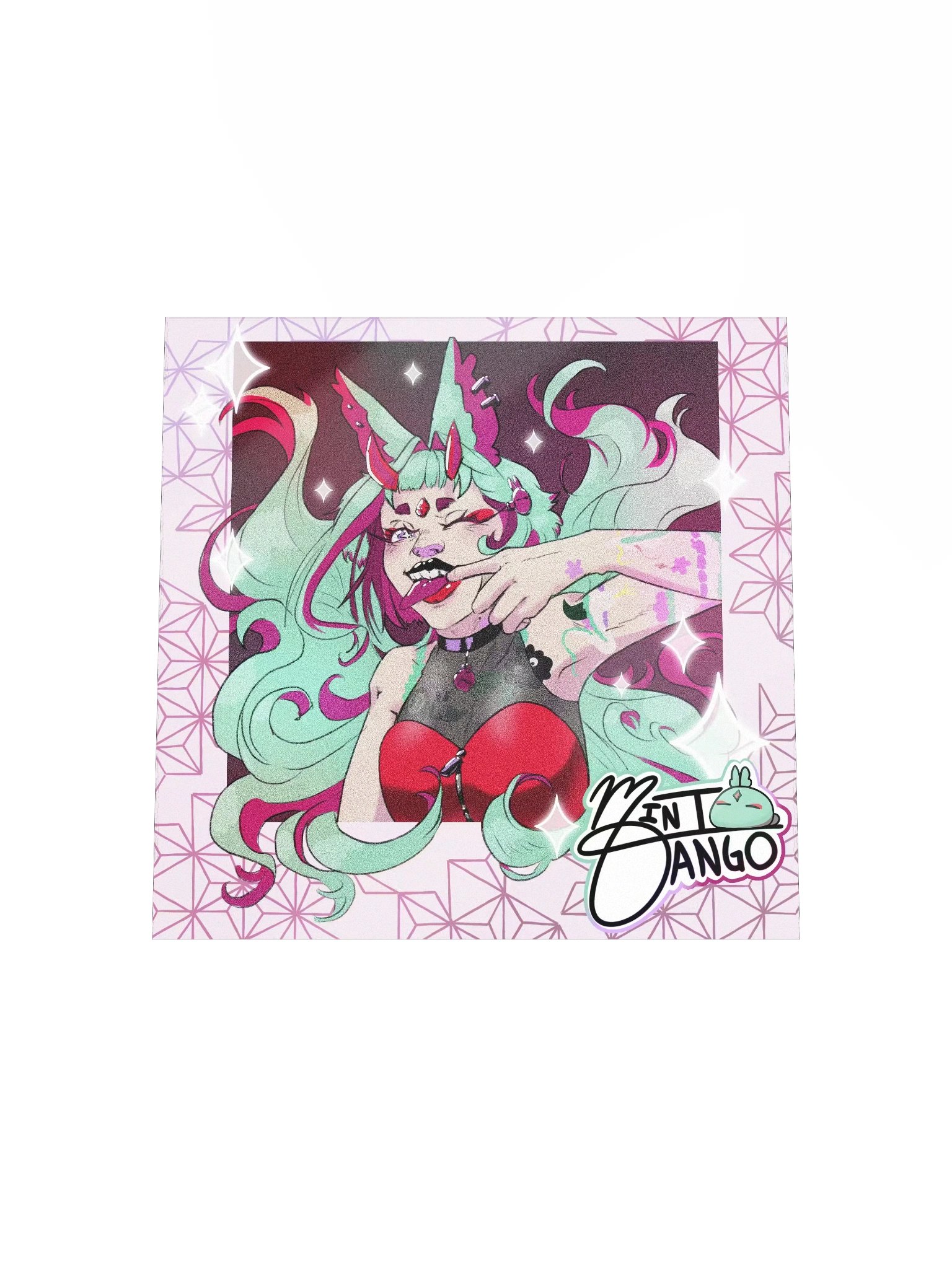 Mint Profile Art Print Polaroid product image (11)