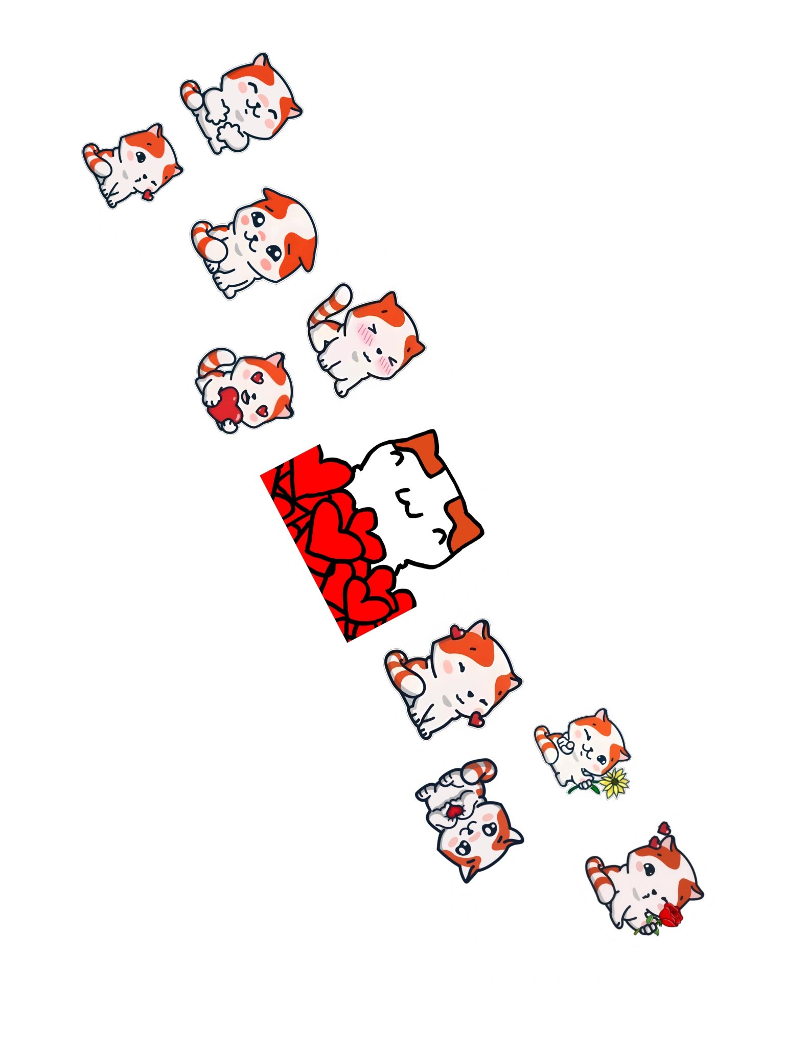 LOVE Marsey Sticker Sheet product image (2)