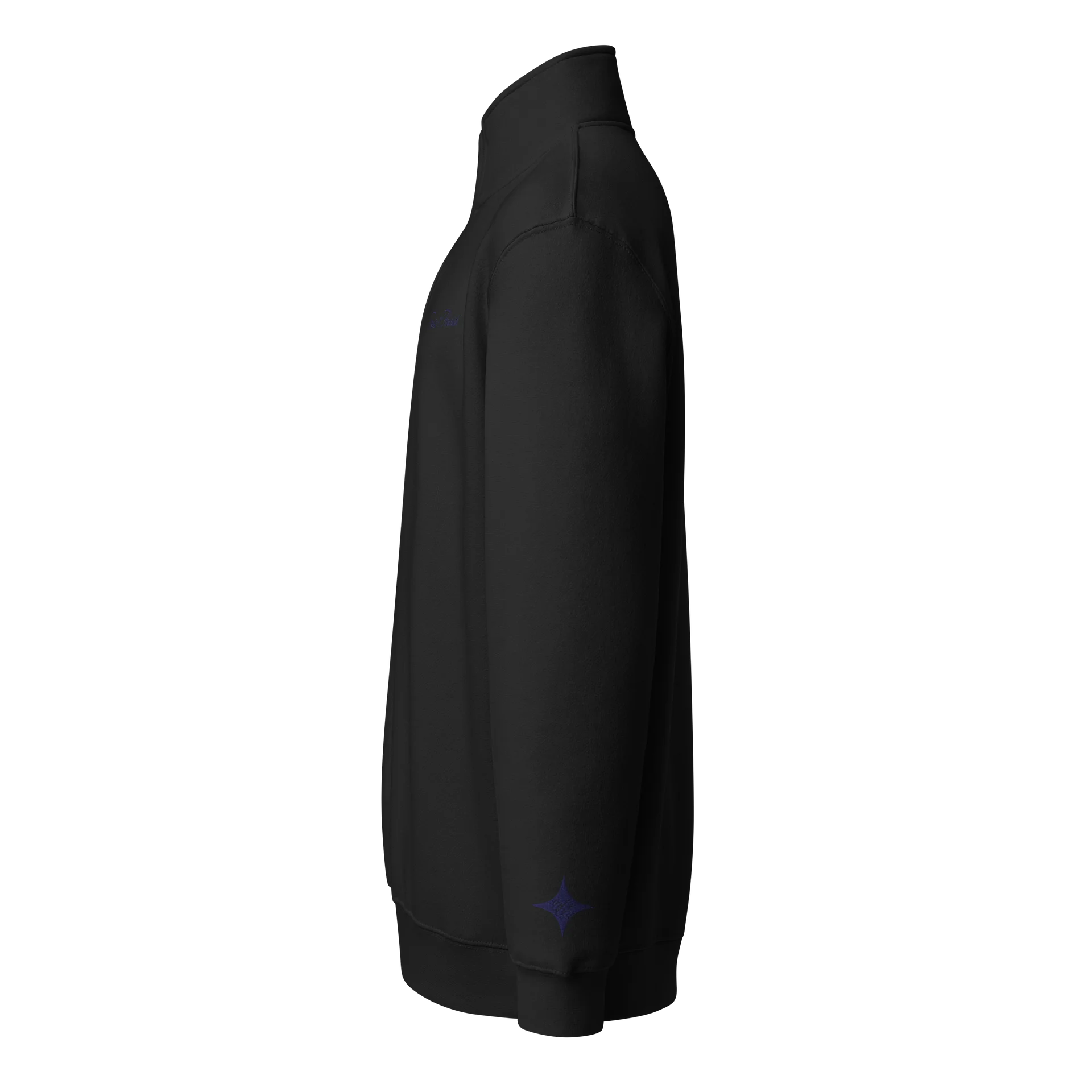 F&F Premium Quarter Zip Sweatshirt (NVY) product image (3)
