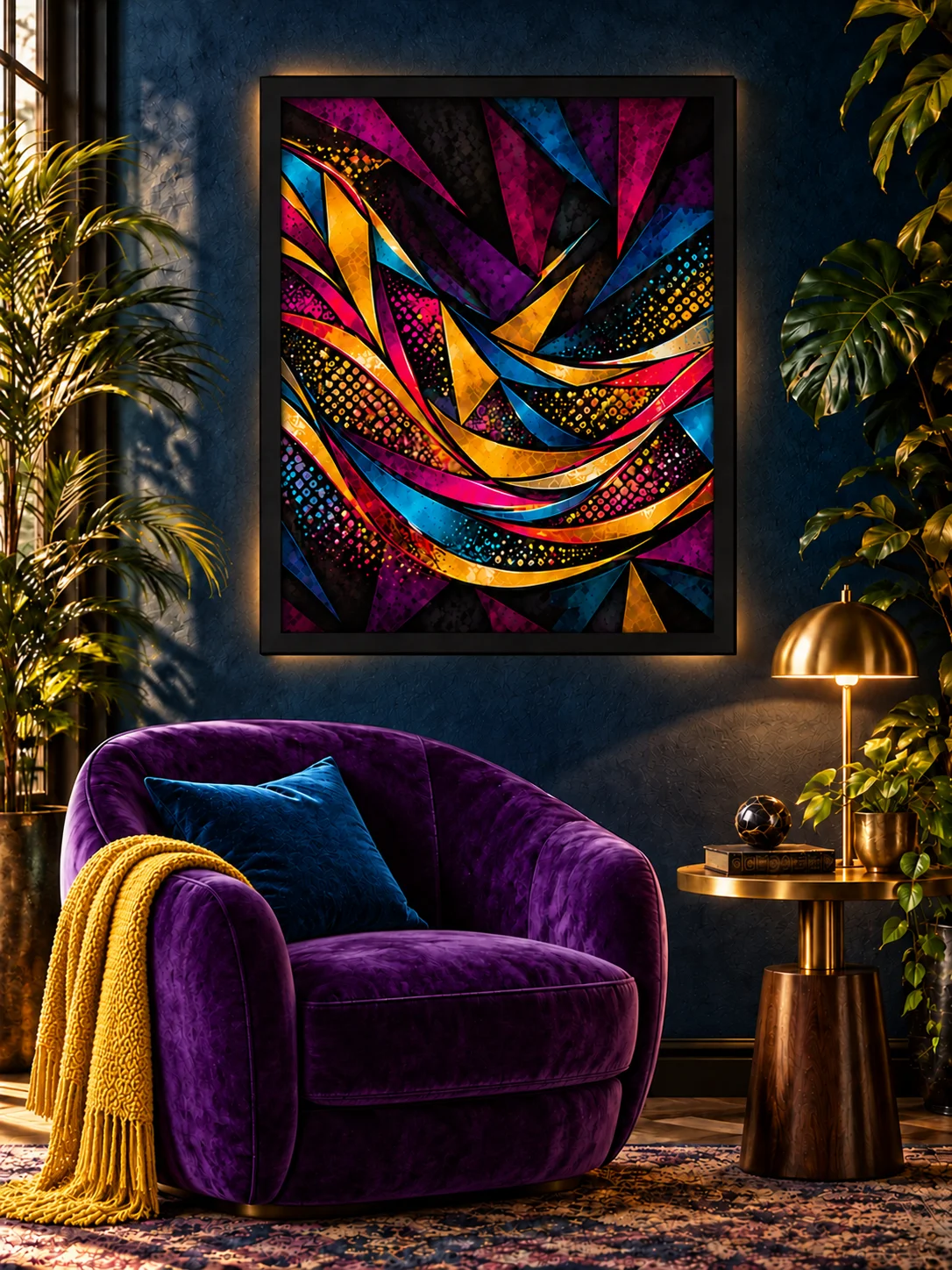 Threads of Connection — The Continuing Wave | Right Panel, 16″ × 20″ product image (2)