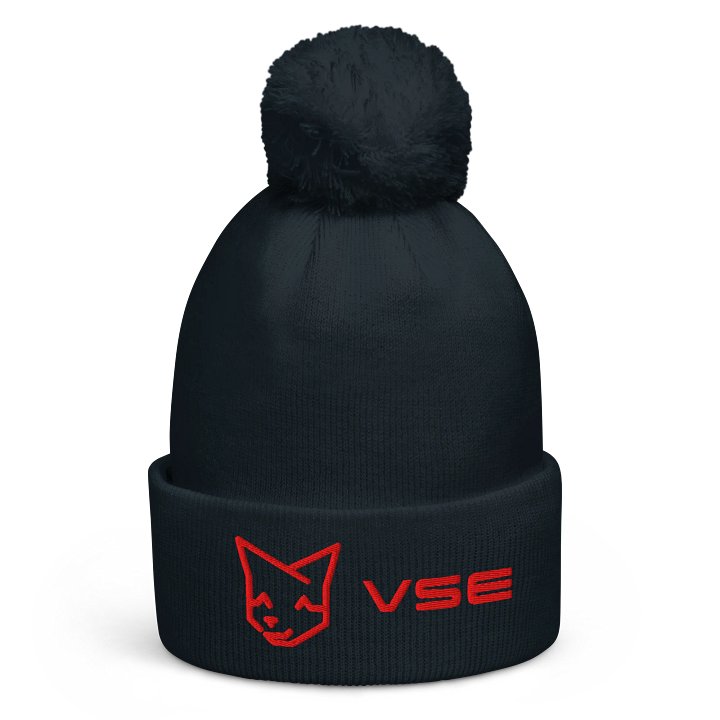 ValStar - Small Logo PomPom Beanie (Toque) (Red Logo) product image (1)
