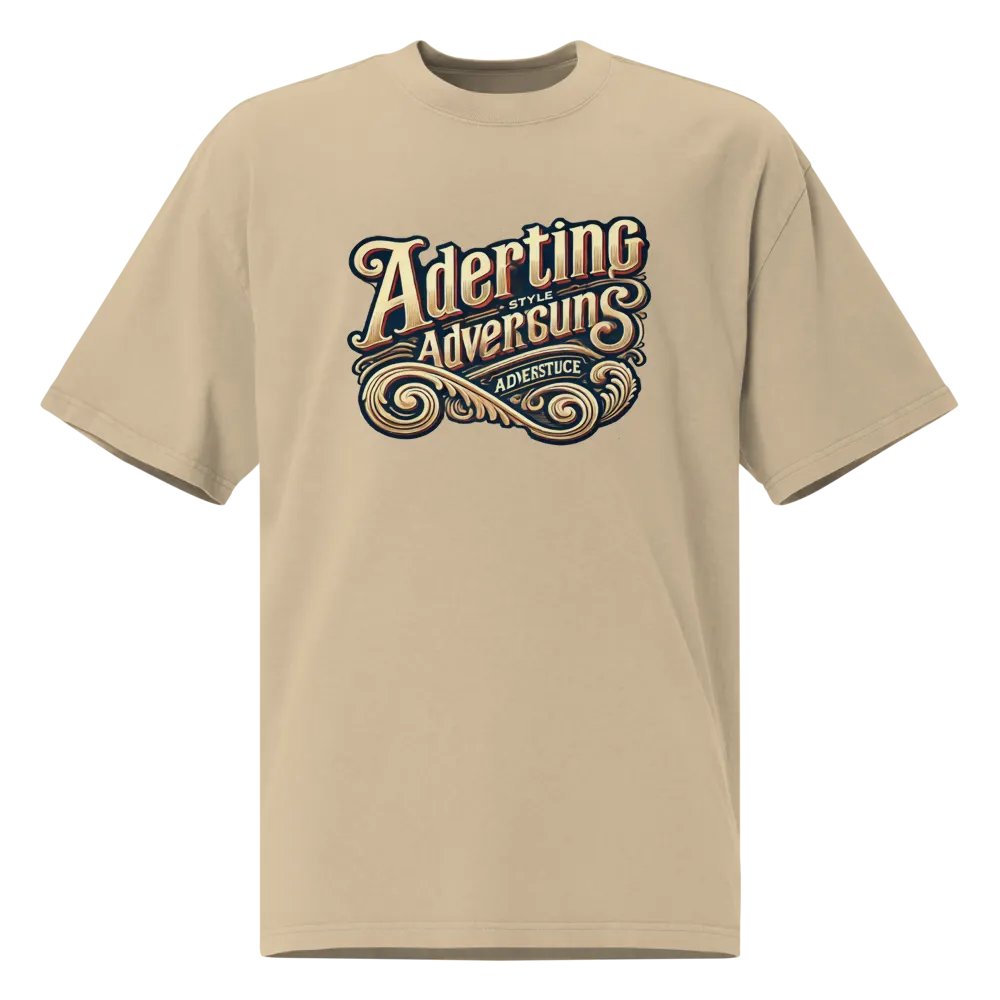 Adtering Ornate Typography Tee product image (1)