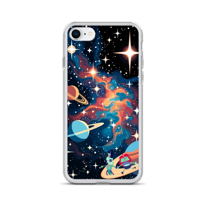 Cosmic Stroll - iPhone Case Clear product image (1)