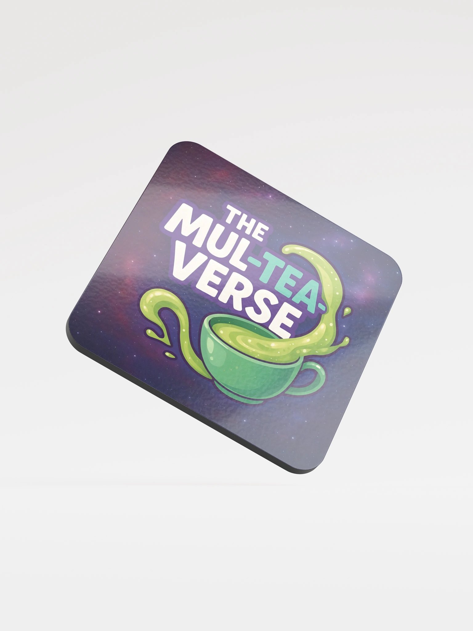 The Mul-Tea-Verse Cork Coaster product image (1)