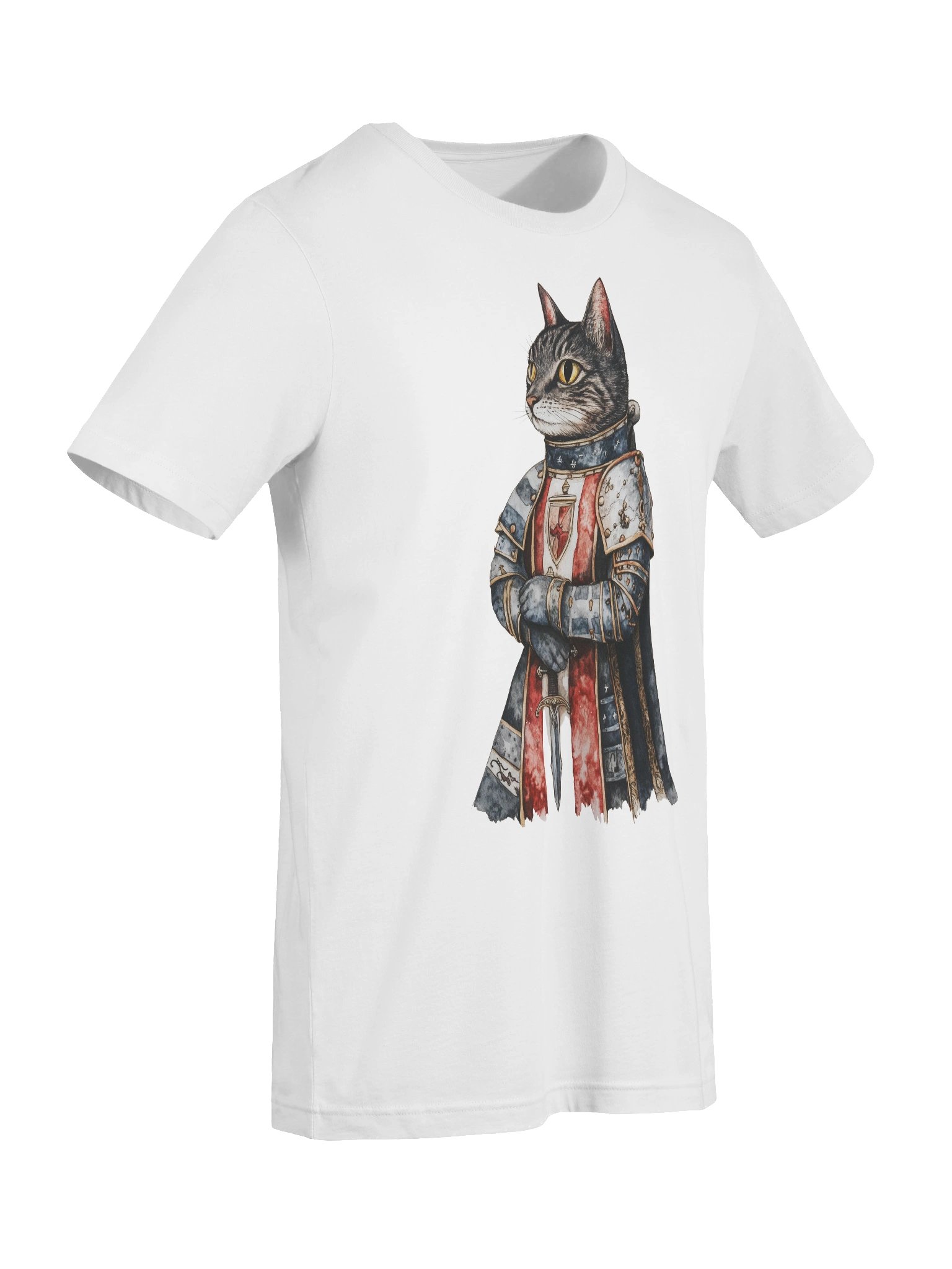 Noble Knight Cat T-Shirt product image (75)