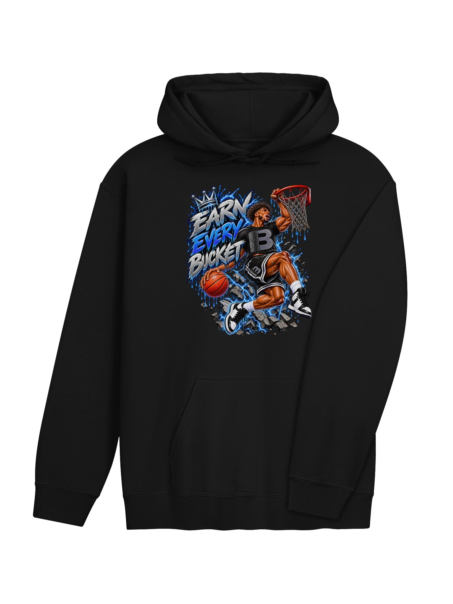 Blacktop Brand Earn Every Bucket Pullover Hoodie product image (41)