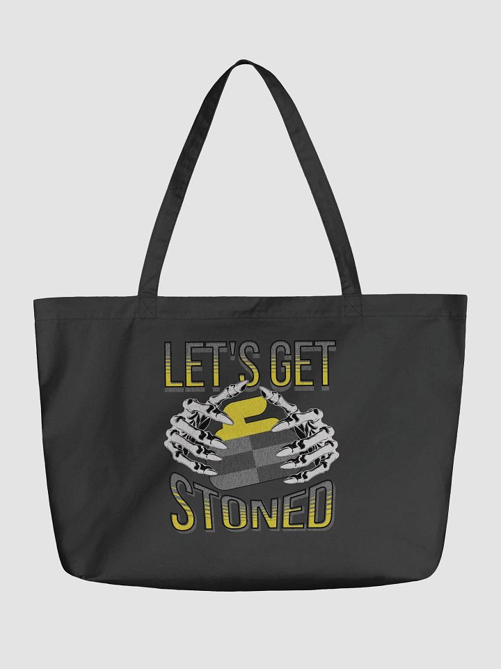 Lets Get Stoned Curling Skeletal Hands Eco Tote product image (2)