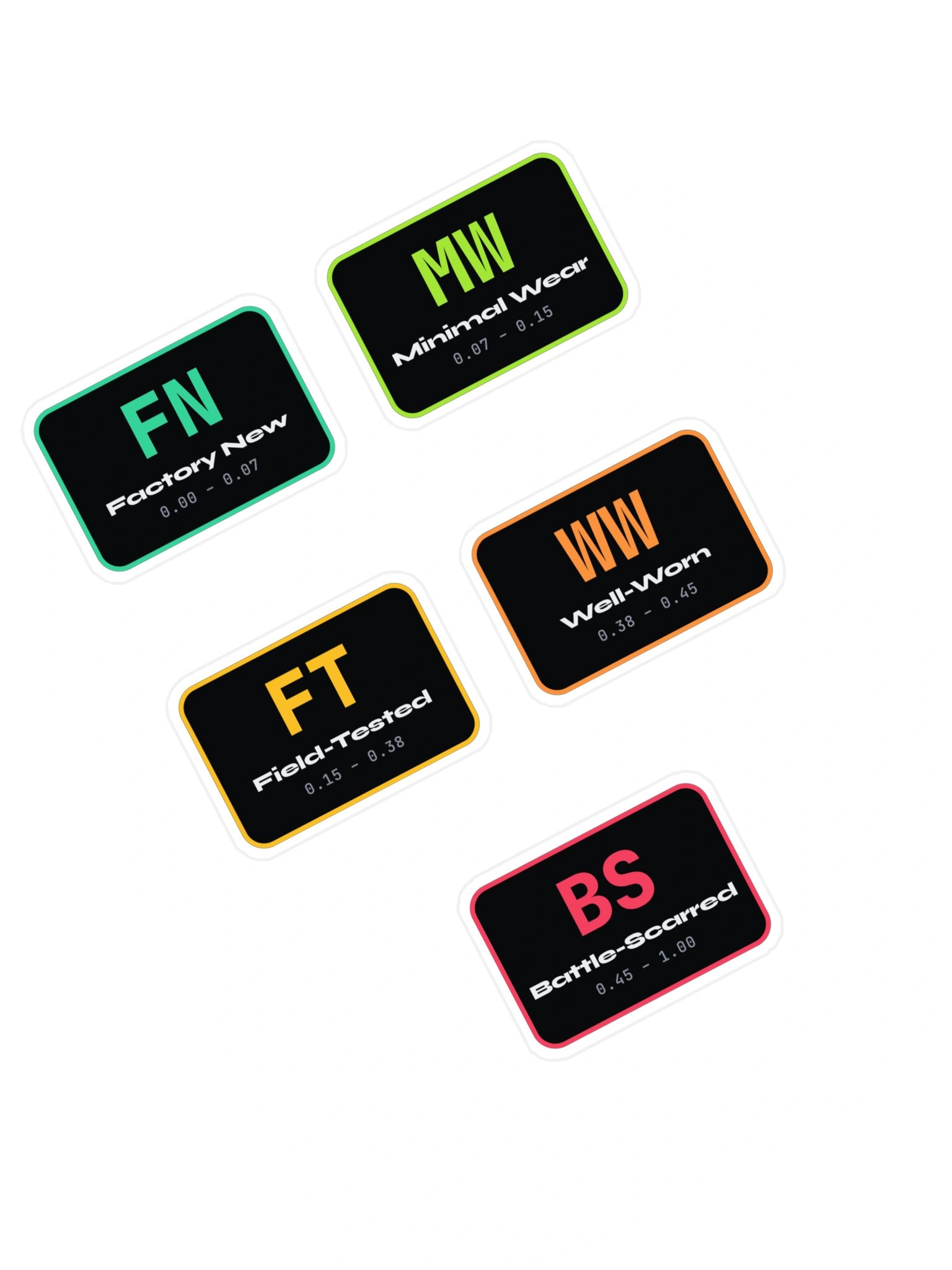 5 Wears Sticker Sheet product image (1)