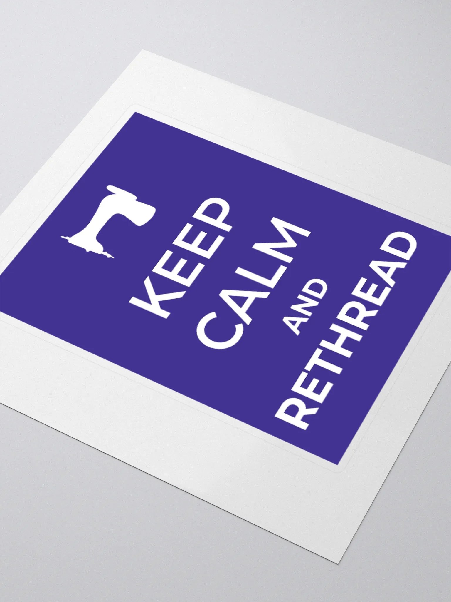 Keep Calm Blue Sticker product image (3)