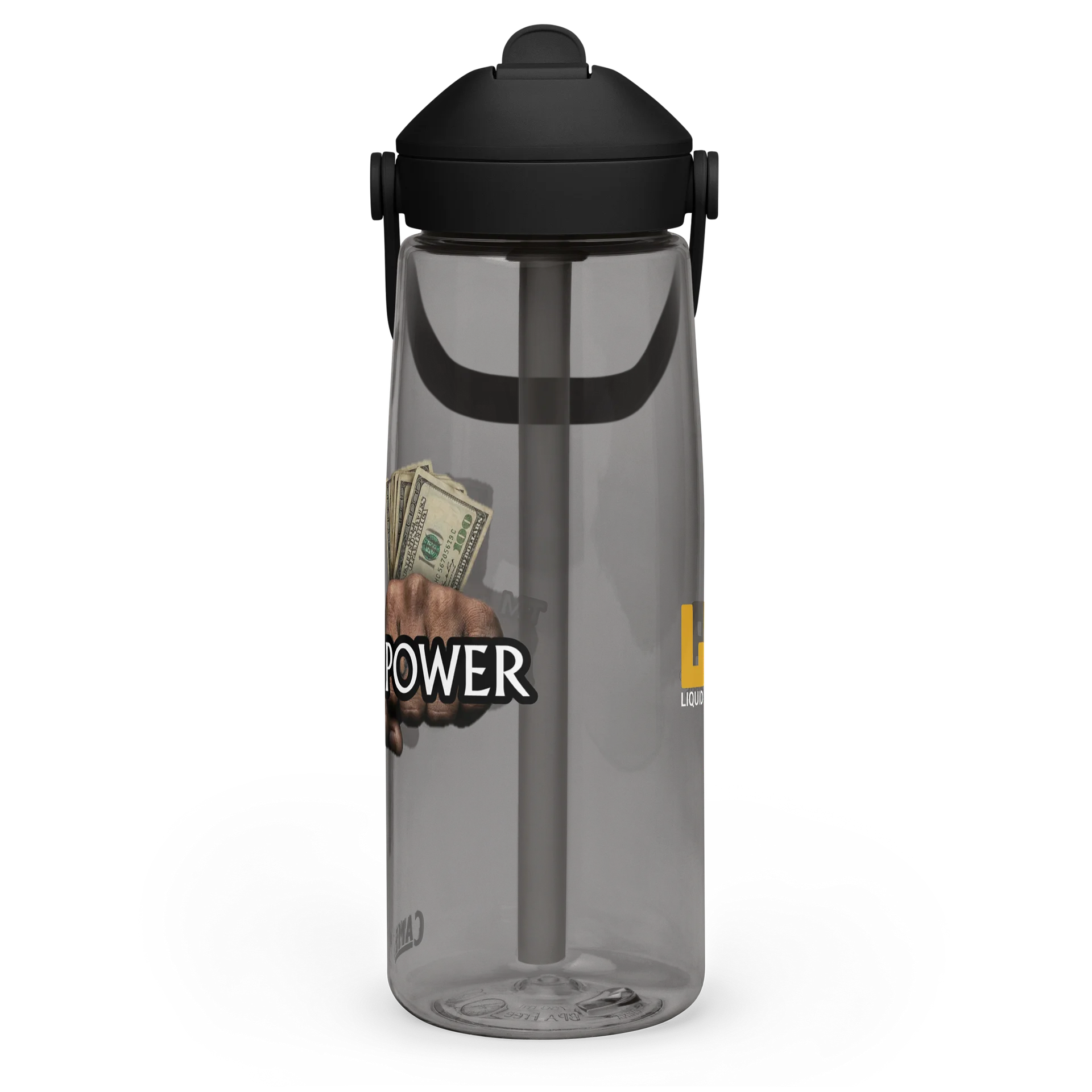 Money Power Flip Straw Water Bottle product image (3)