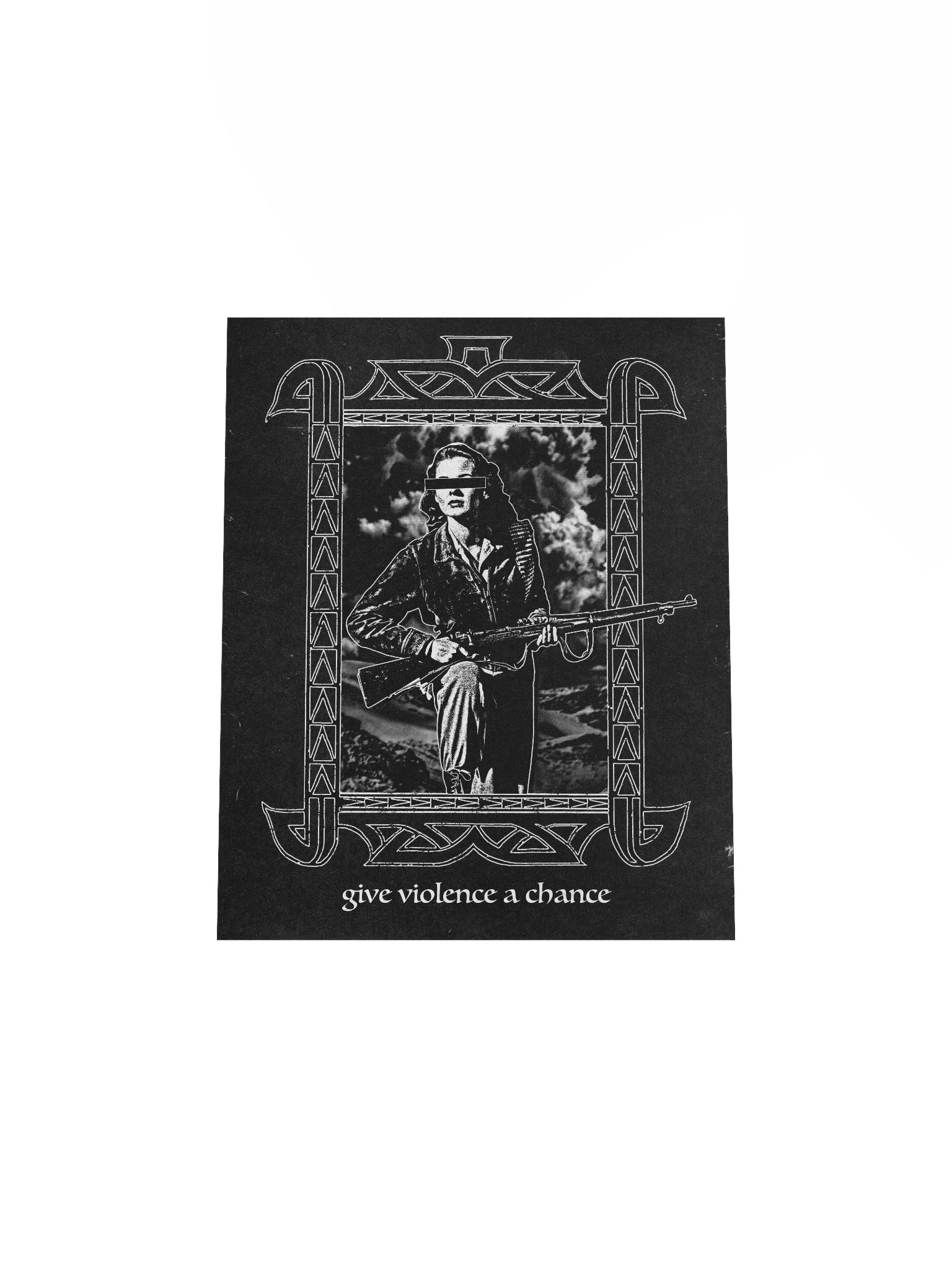 "GIVE VIOLENCE A CHANCE" POSTER product image (13)