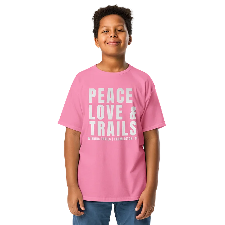 Peace Love & Trails Youth Classic Tee product image (5)