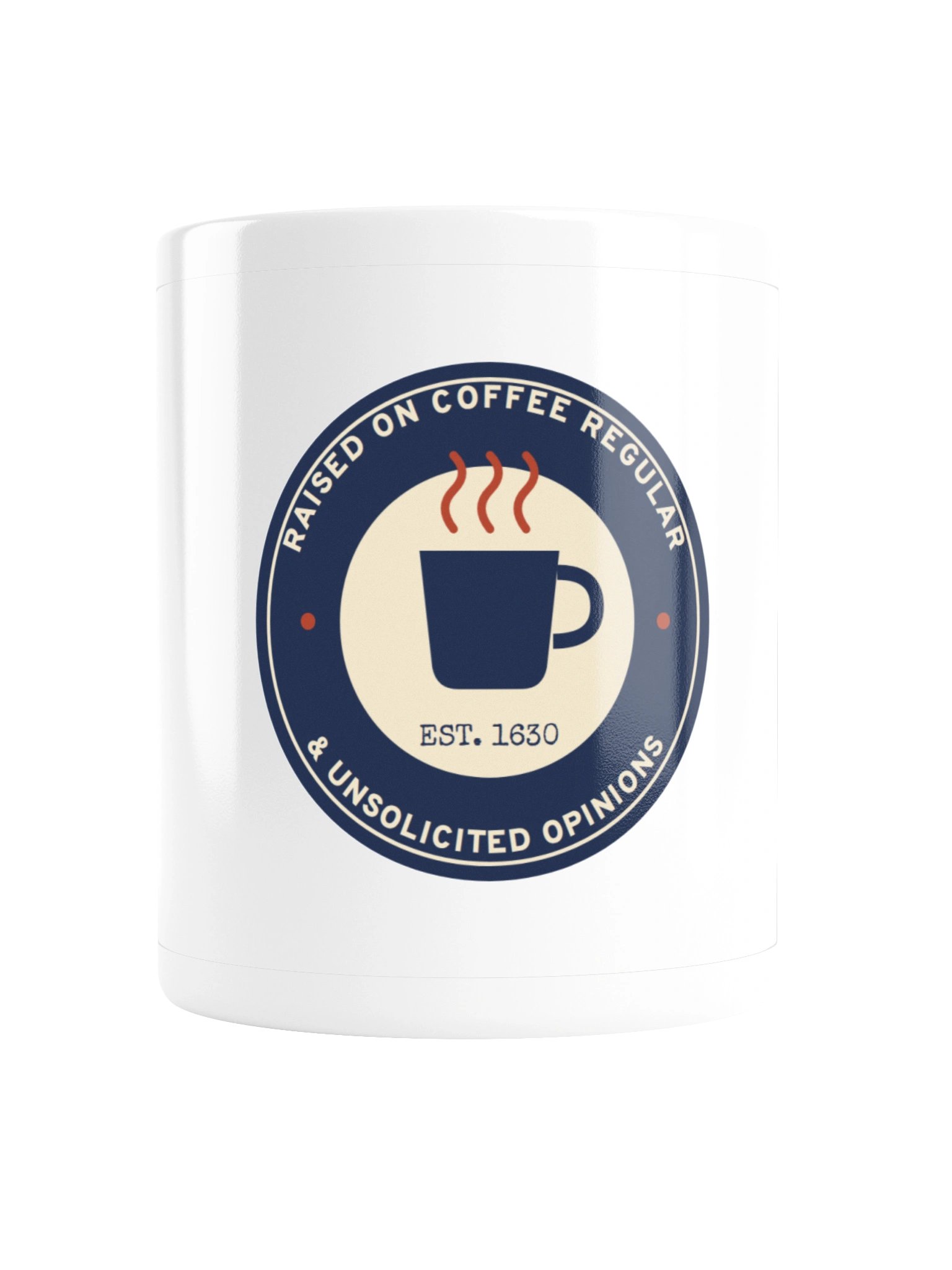 Raised on Coffee Regular and Unsolicited Opinions Mug (11 oz) product image (2)