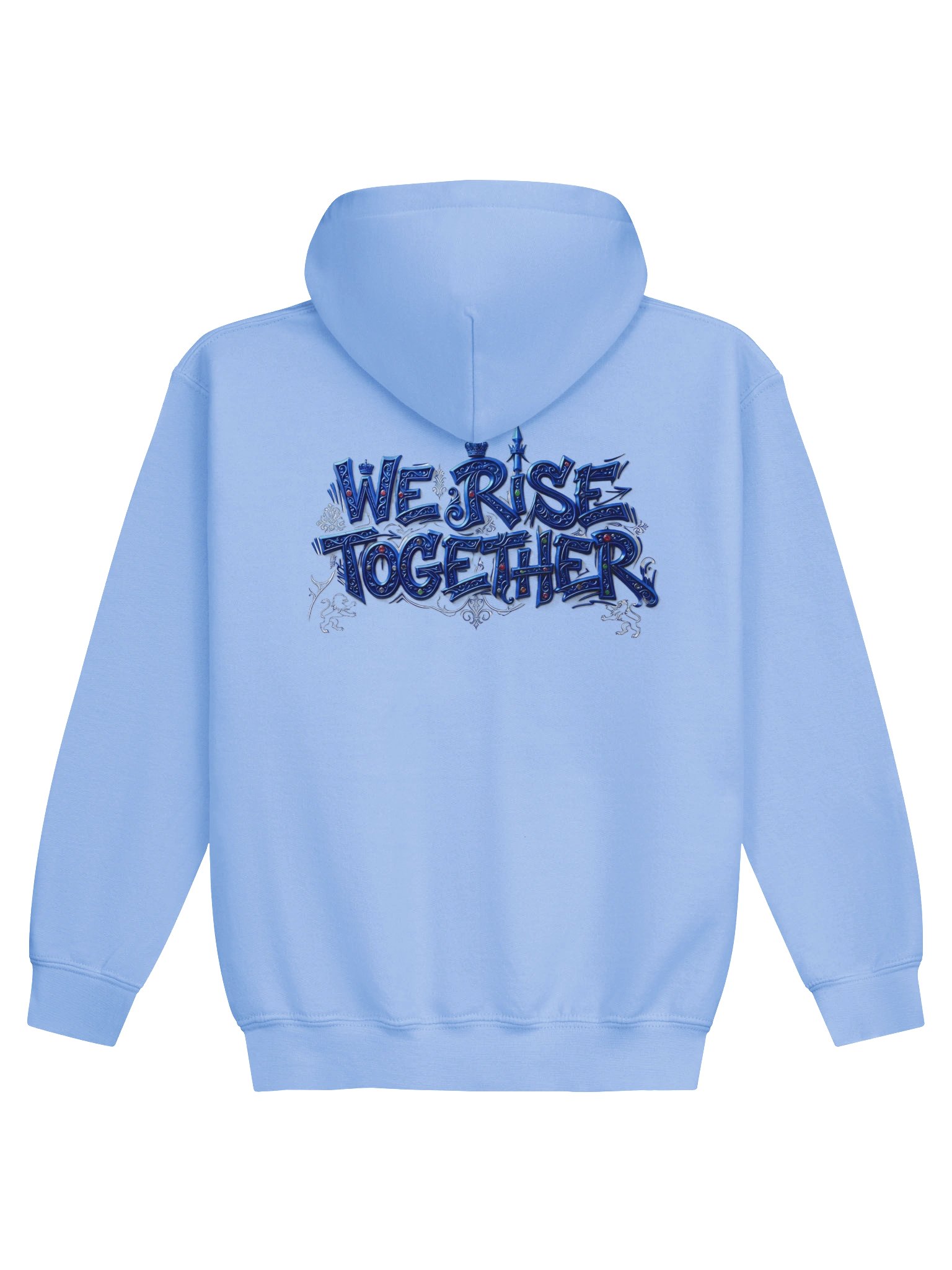 Neon Cyber Wolf Youth Gaming Hoodie product image (8)