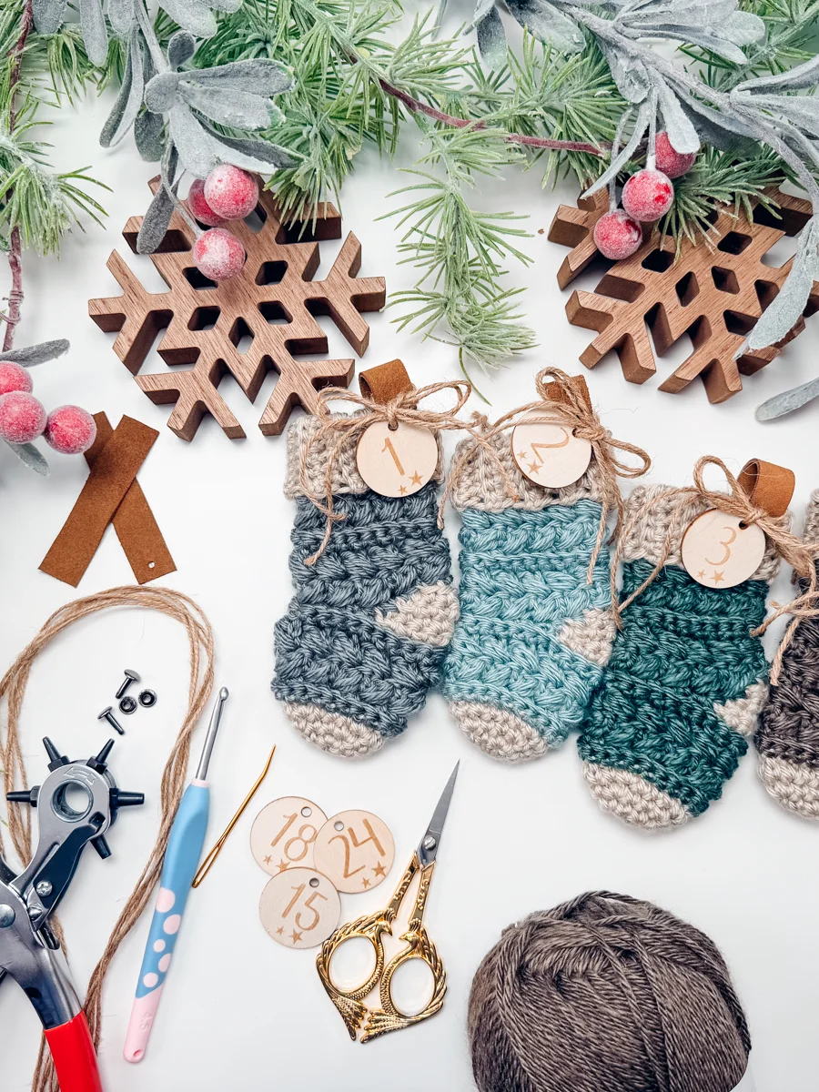 Wheat Stitch™ Mini Stocking Crochet Pattern product image (6)