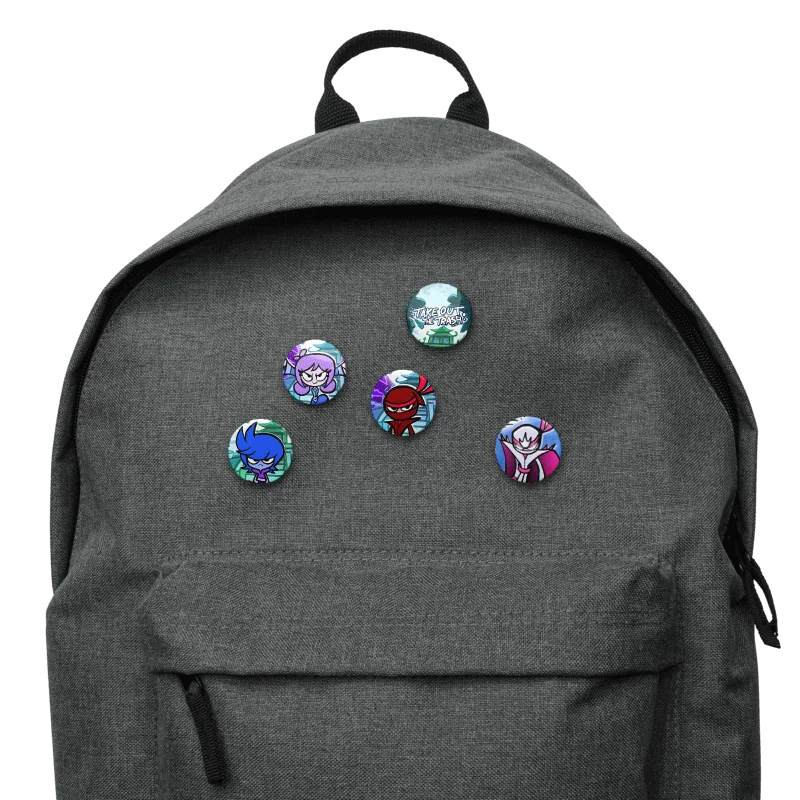 Take Out The Trash Pin Buttons Set product image (3)