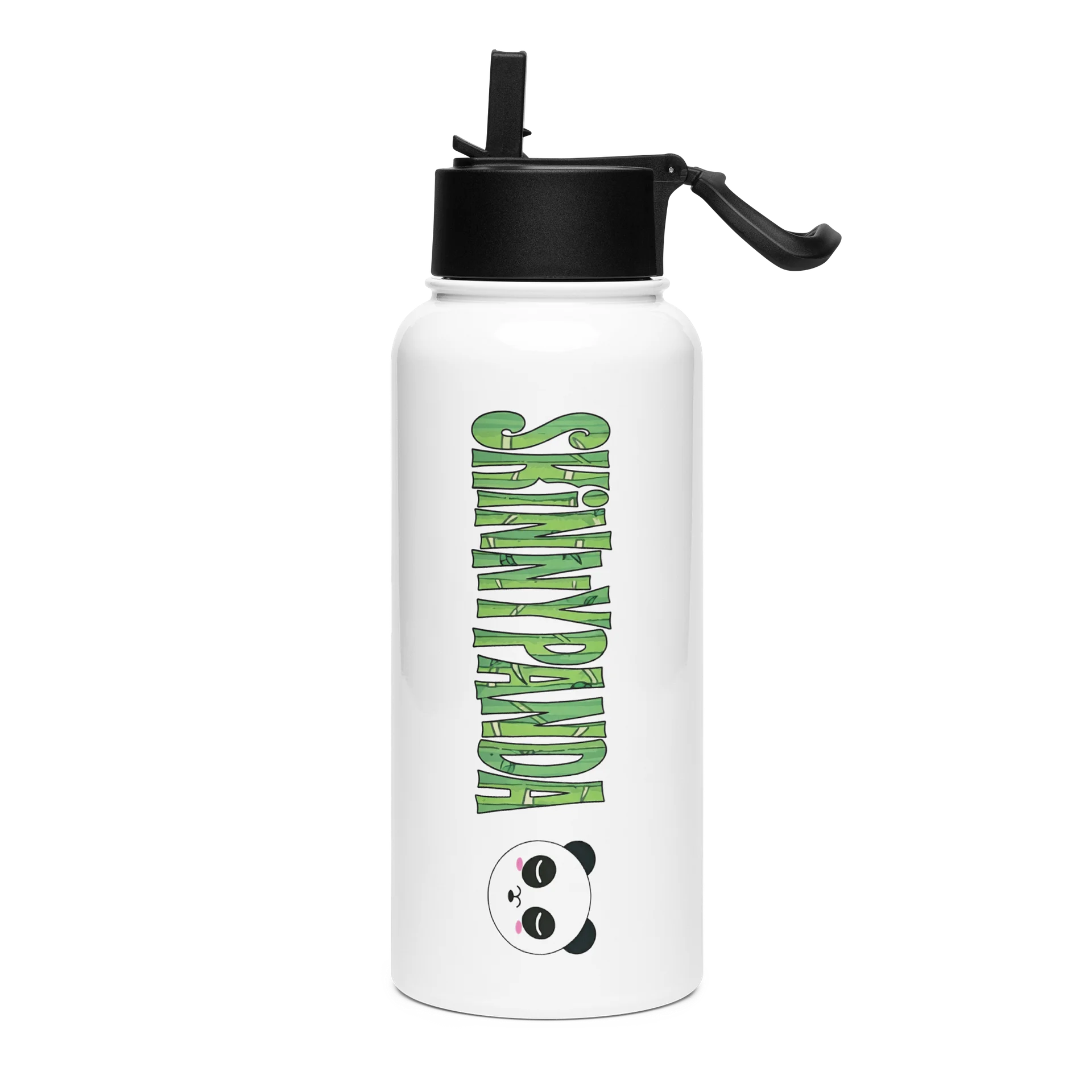 Stainless Steel Bottle with Straw product image (2)