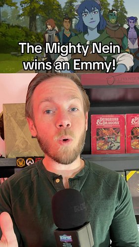 Critical Roles The Mighty Nein animated series won an Emmy! #criticalrole #mightynein #themightynein #dungeonsanddragons #cri...