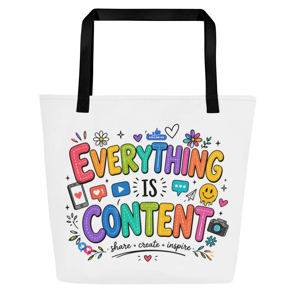 Everything Content Rainbow Tote product image (3)