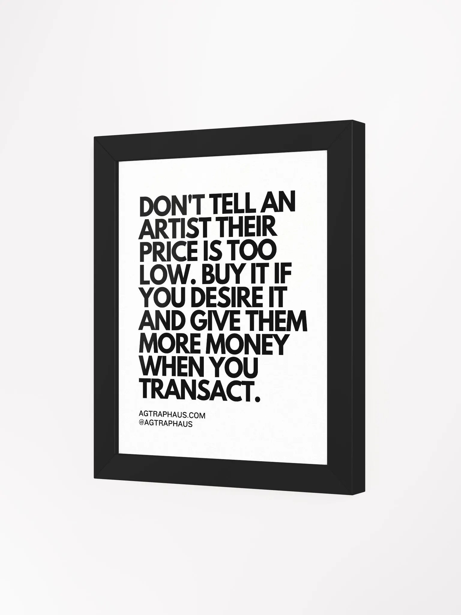 THEIR PRICE IS THEIR PRICE. [Framed poster] product image (3)