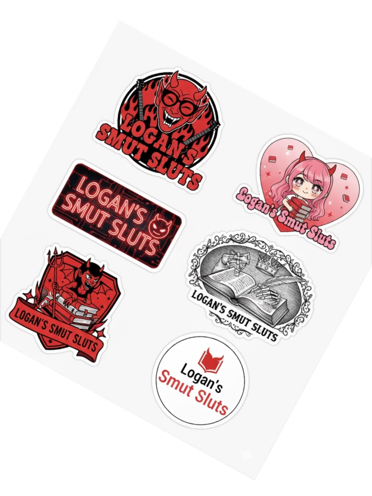 Smut Slut Sticker Pack product image (4)