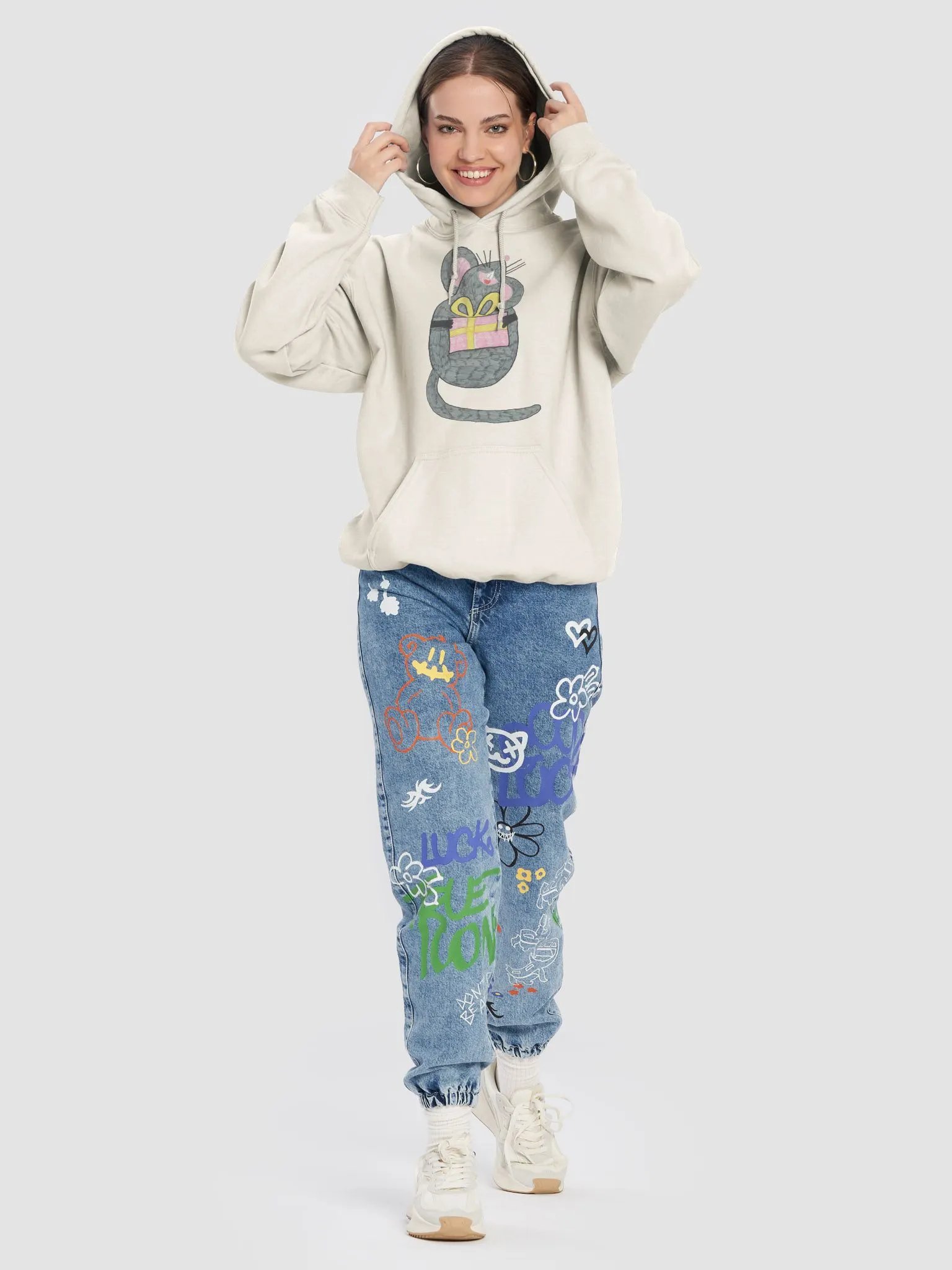 Present mouse hoodie product image (44)