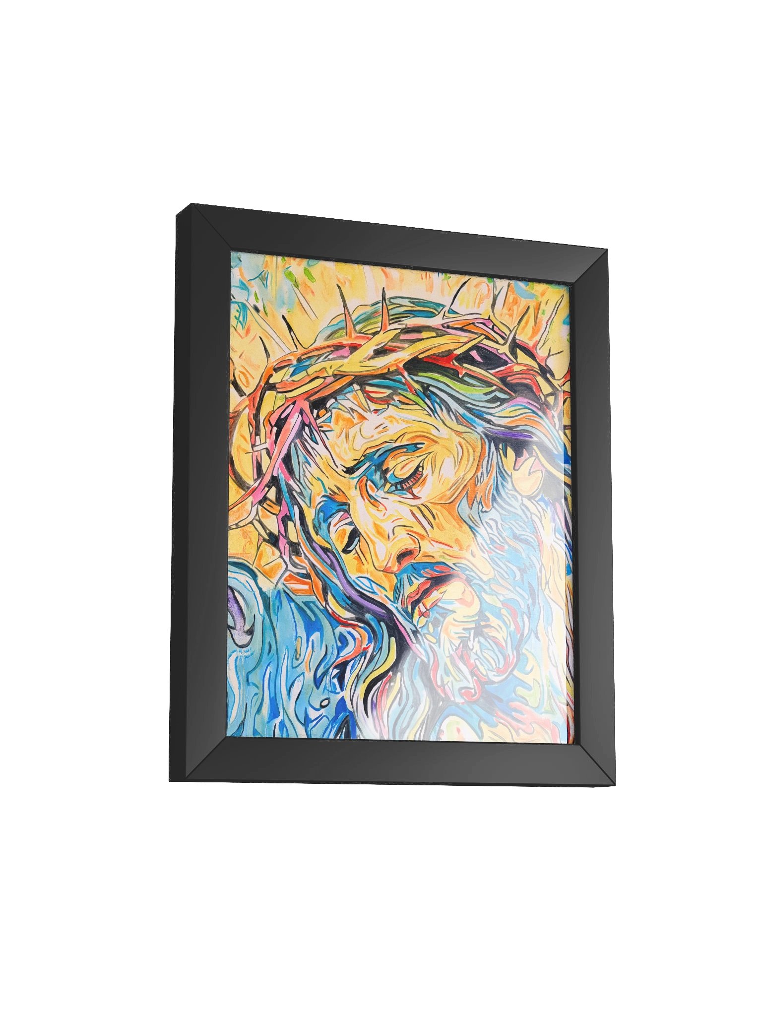 Jesus Christ by Warren Willowdale (Framed High-Quality Matte Poster) product image (2)
