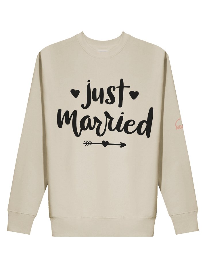 Just Married Wedding Day Original Americana Crew product image (2)