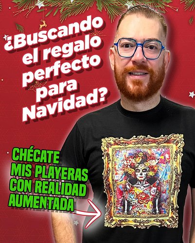 🎅🏻EL REGALO MAS ORIGINAL DE LA NAVIDAD ES UNA PLAYERA CON REALIDAD AUMENTADA!!! 🎄

Regala una prenda que ademas de tener una ...