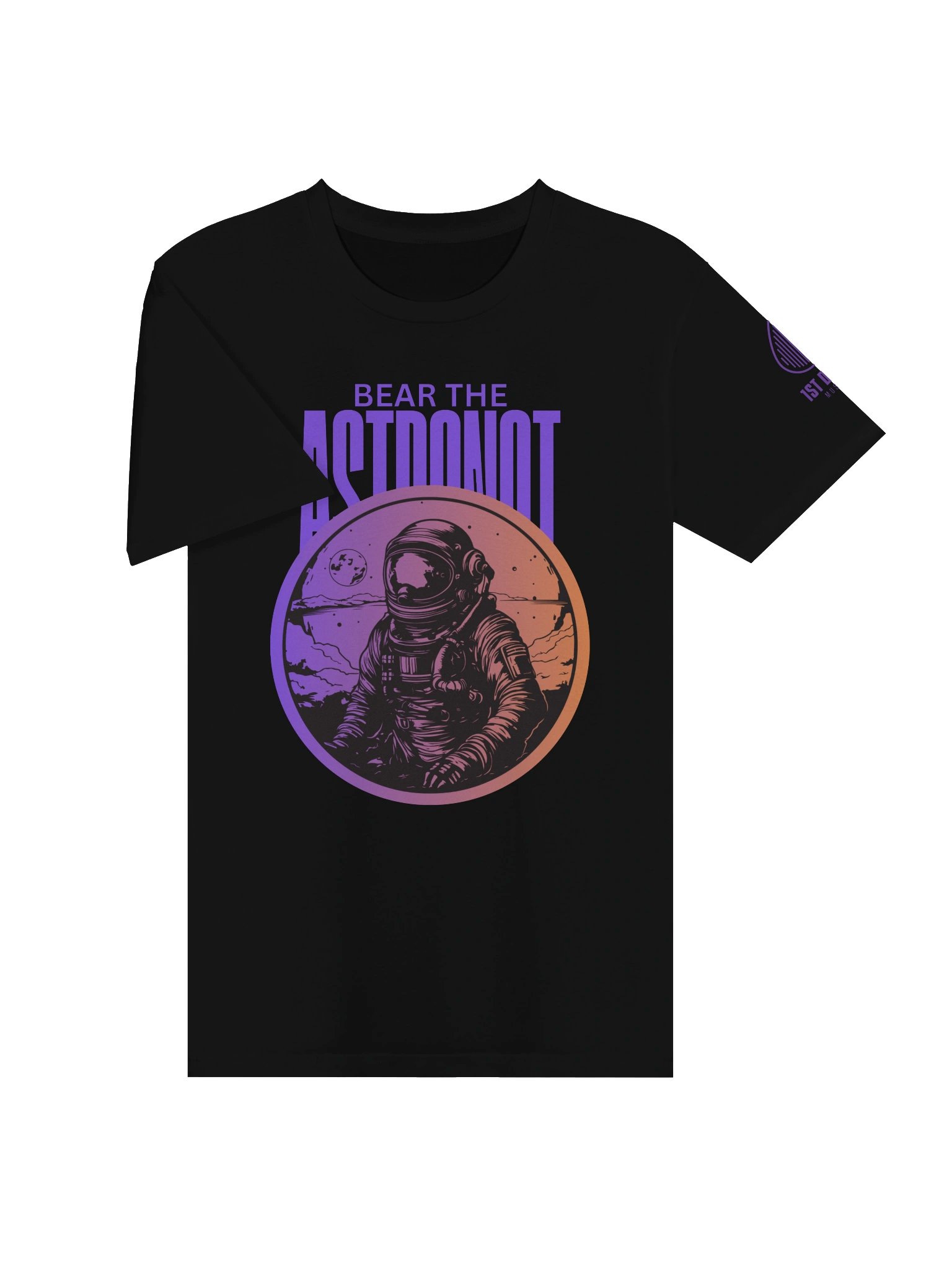 Bear the Astronot Outer Space (Suns) T-shirt product image (3)