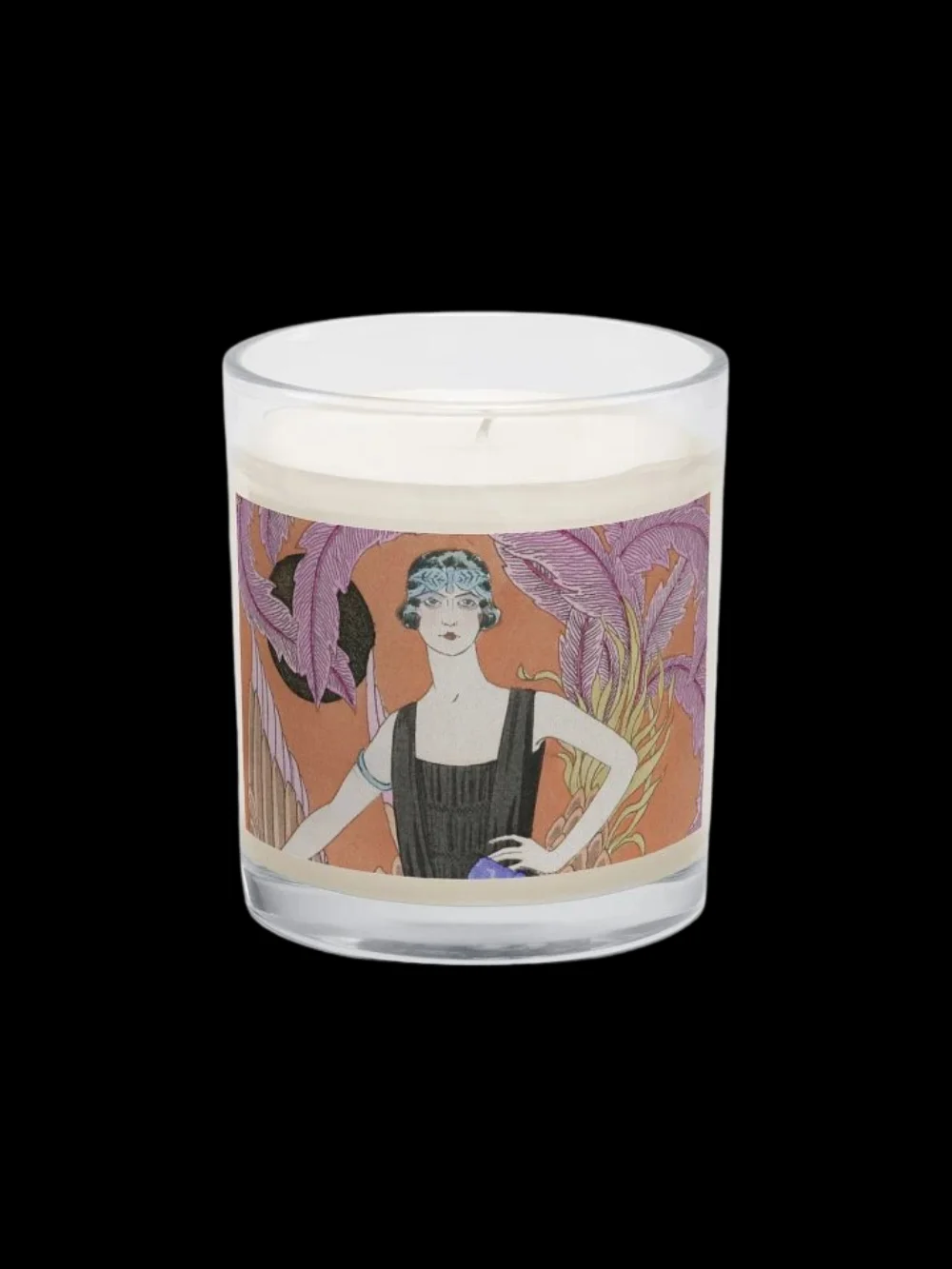 Robe du soir. Soy Wax Candle In A Clear Glass Jar. product image (2)