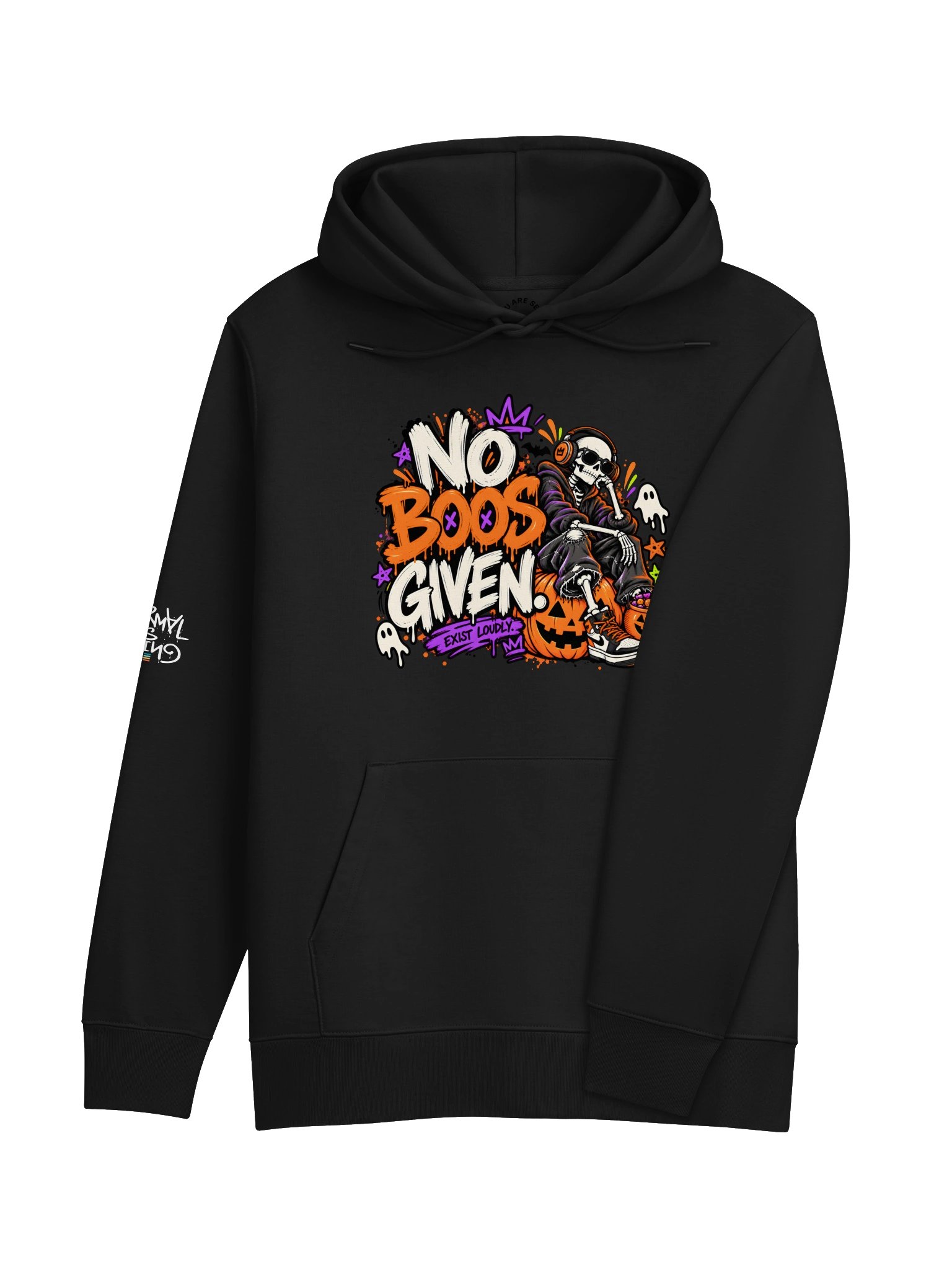 NO BOOS GIVEN.™ Adult Unisex Hoodie product image (10)