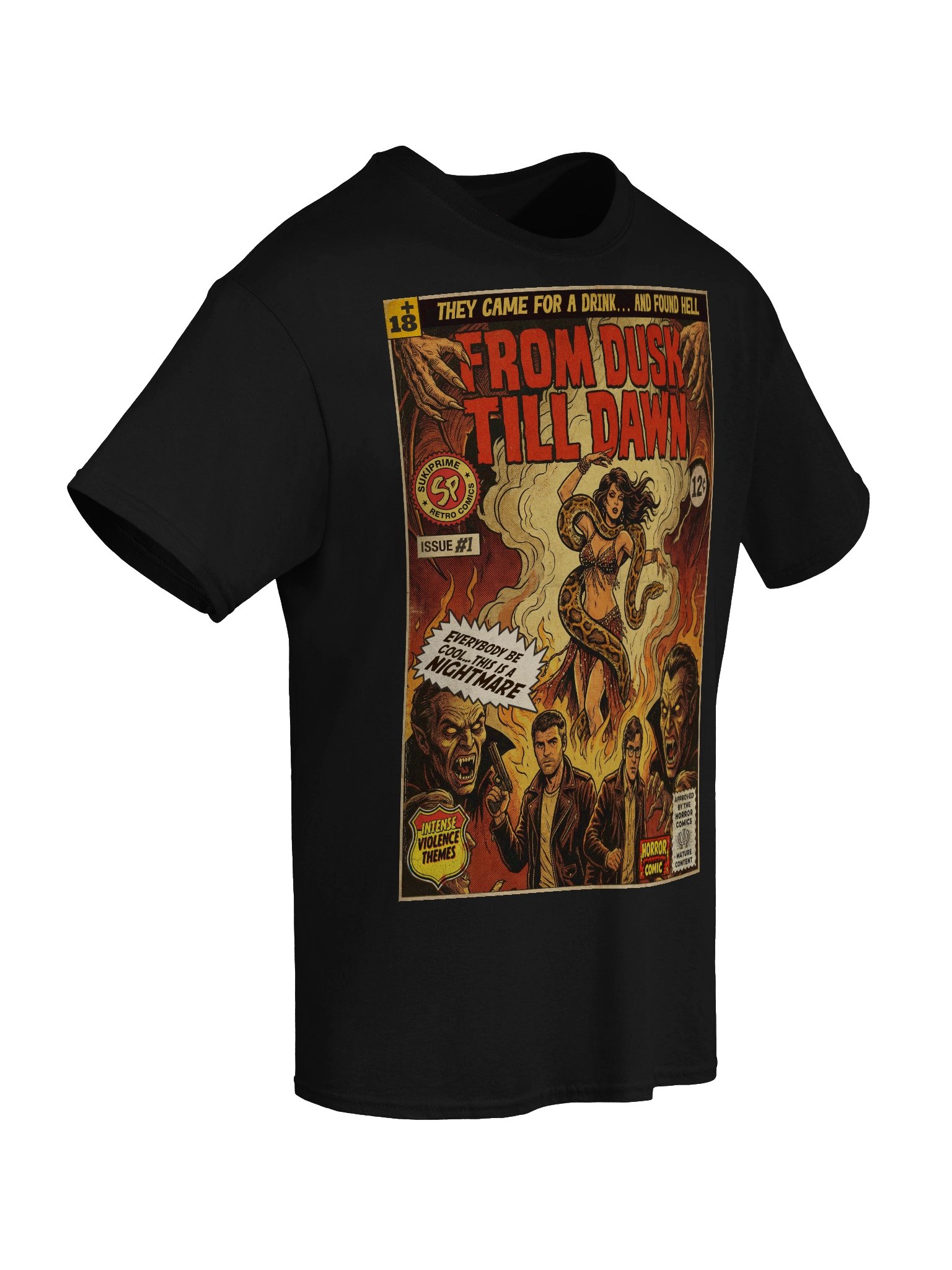 From Dusk Till Dawn Movie Comic Art T-Shirt product image (6)