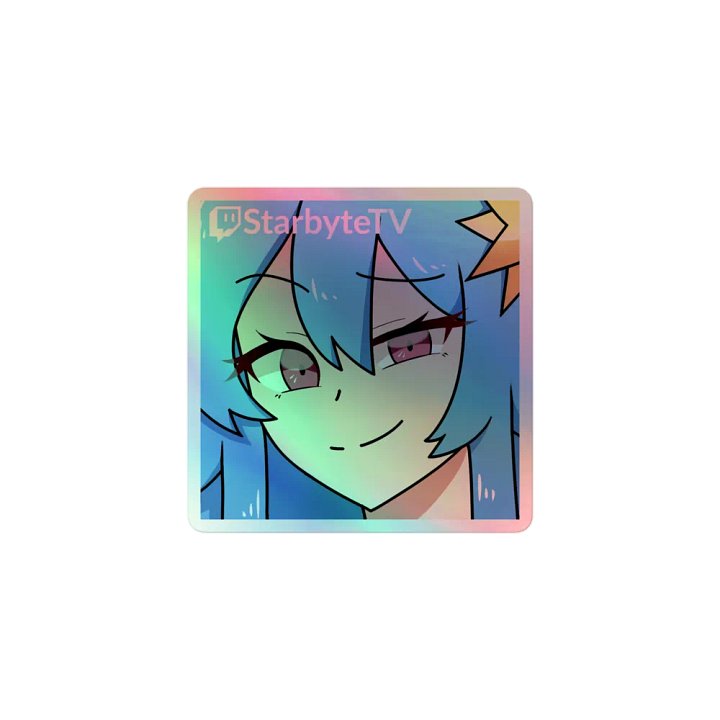 Astra Smug Holo Sticker product image (1)