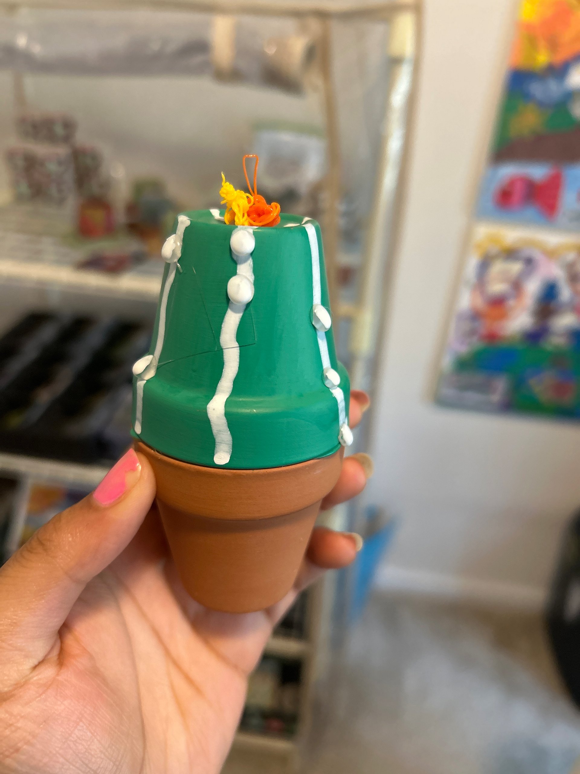 Super colorful handmade cactus! #1 product image (1)