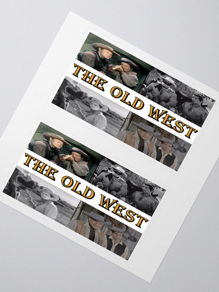 "Turbid" The Old West Collage Sticker Set product image (2)