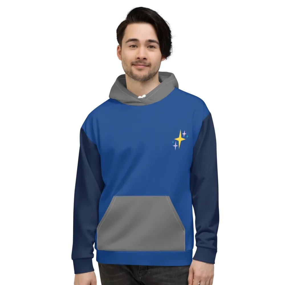 stardust colorway hoodie (blue & grey ver.) product image (6)