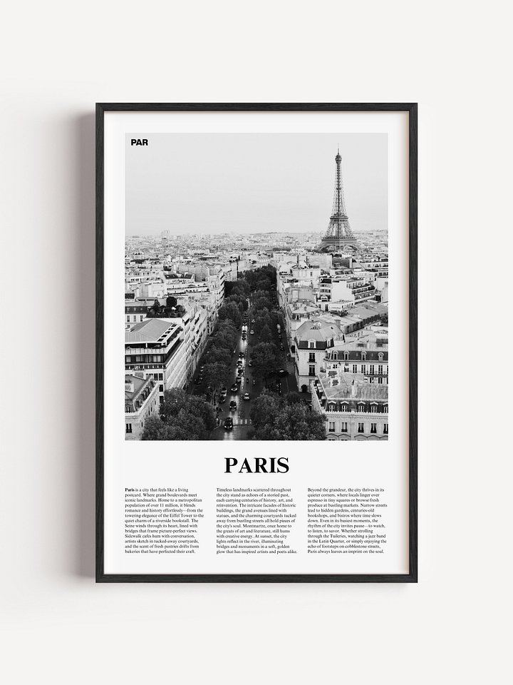 Paris 02 Newspaper Poster product image (1)