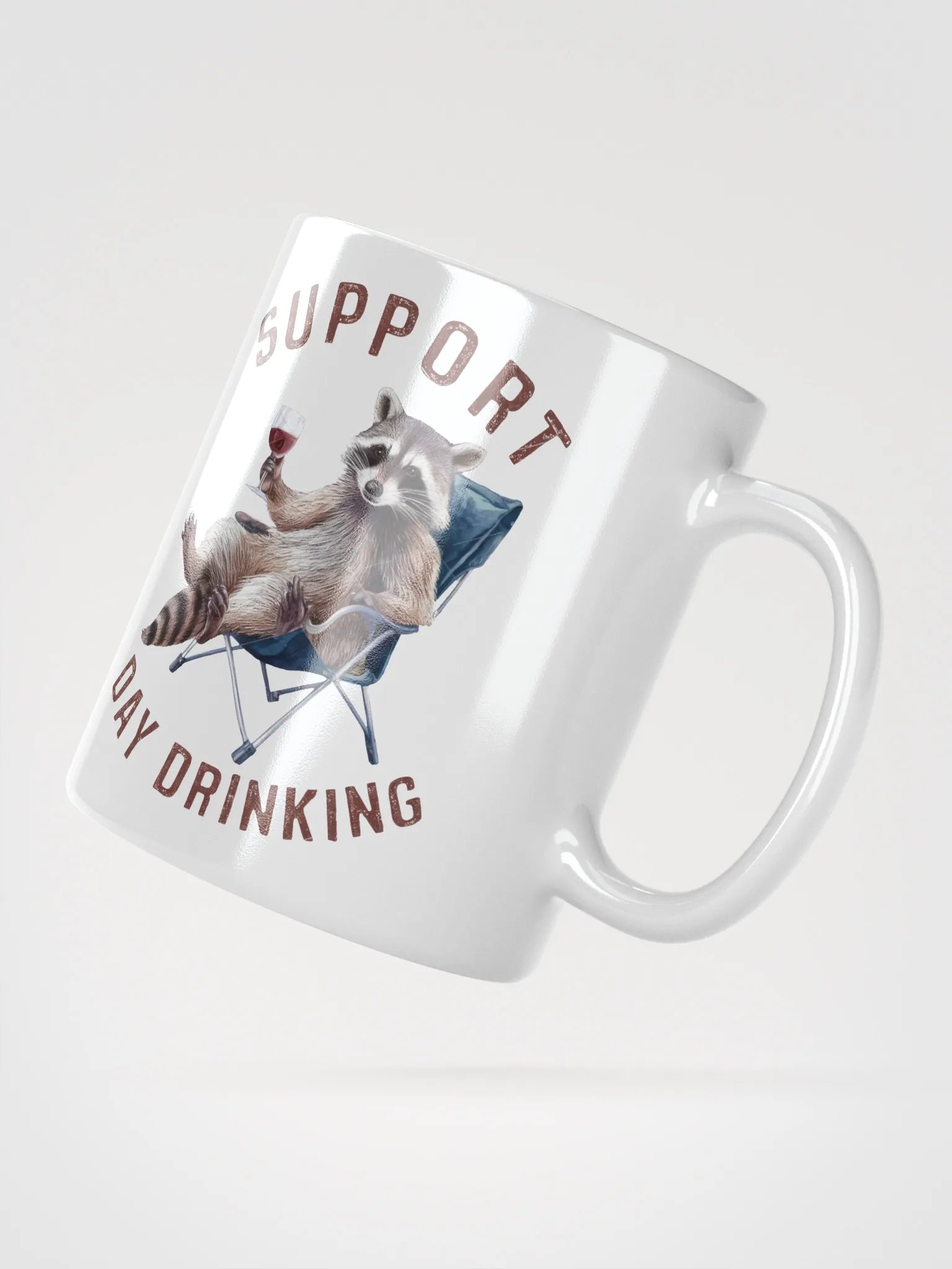 Laid-Back Raccoon Day Drinking Mug product image (6)