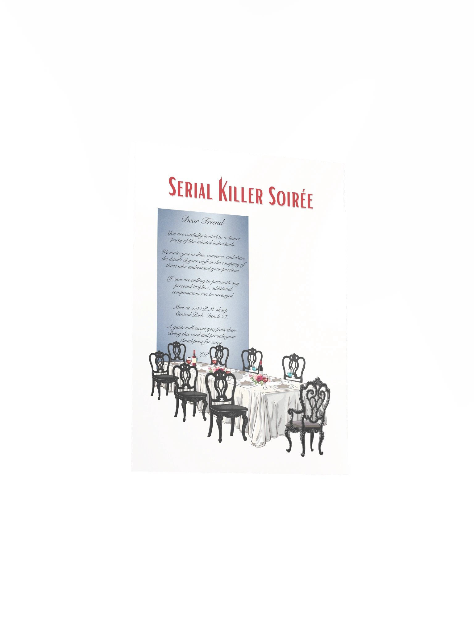 SERIAL KILLER SOIRÉE - POSTER product image (4)