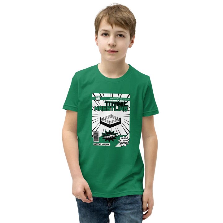 Kids Comic Book Tee - GREEN product image (2)