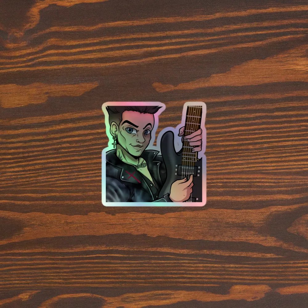 Rockin Riffs Holographic Sticker product image (5)