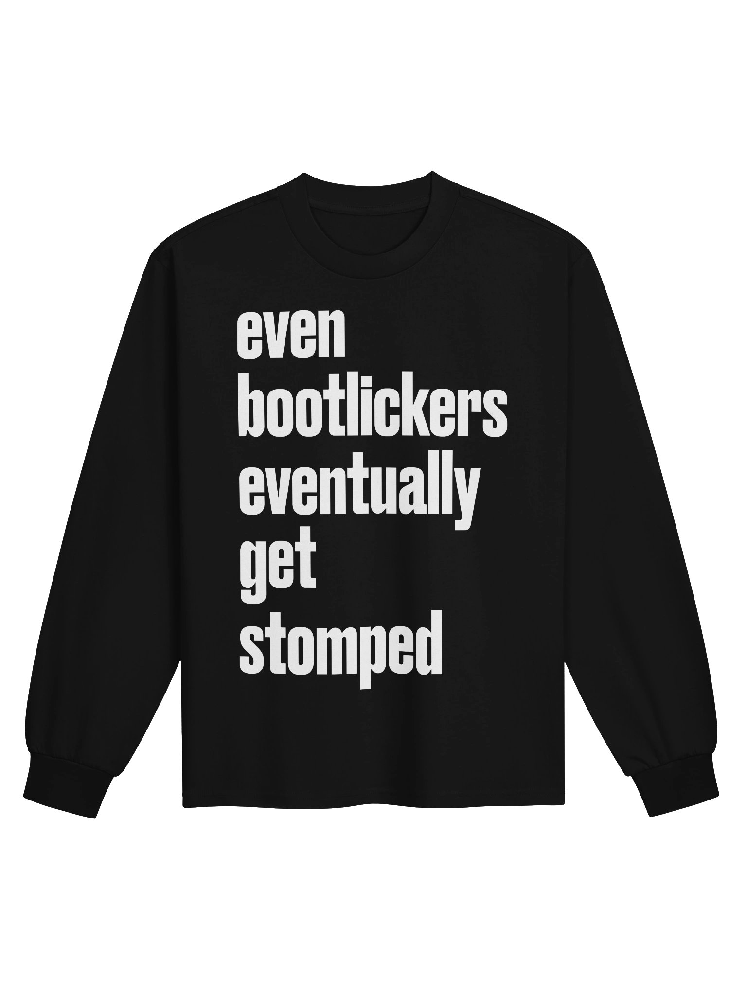 Bootlickers Get Stomped - BB x ASC Long Sleeve Tee product image (5)