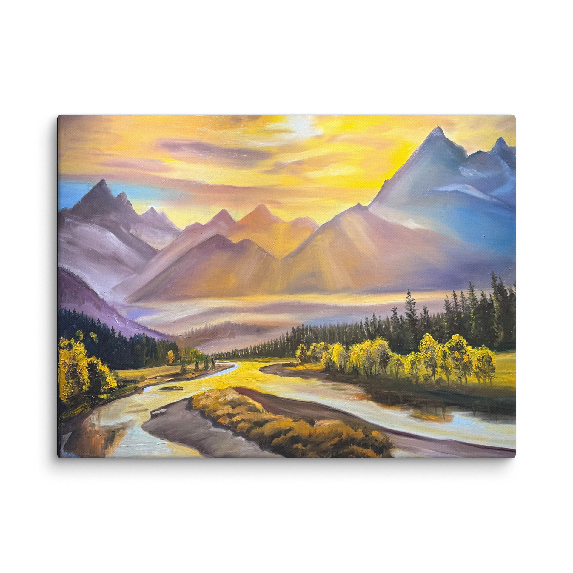 Snake River and Tetons - Giclee Canvas product image (1)