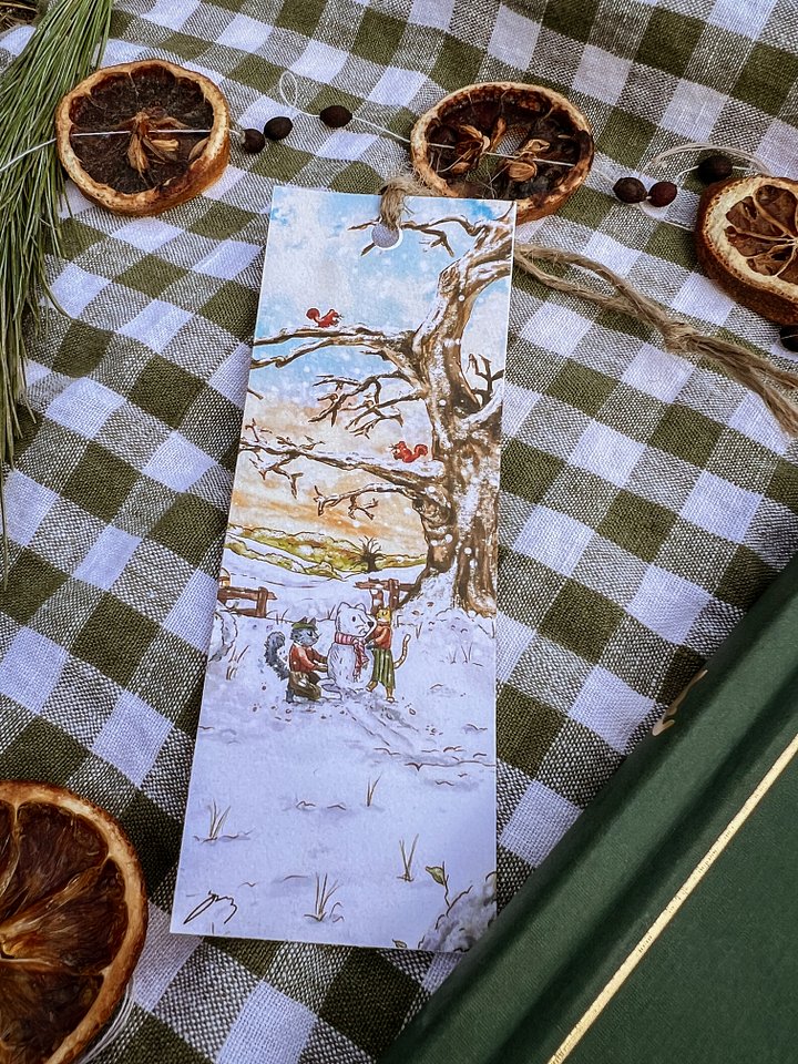 Snow Cat Bookmark product image (2)