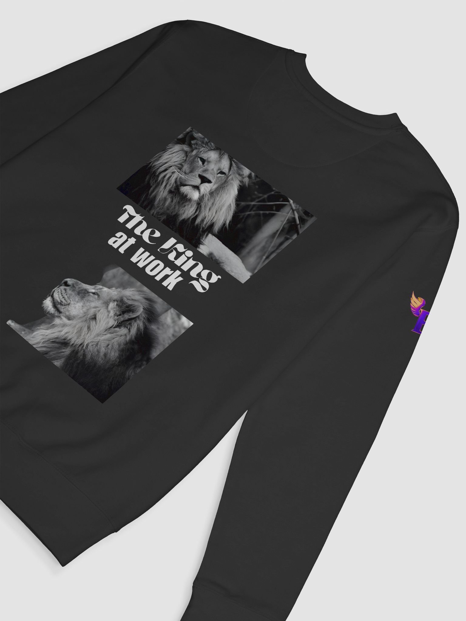 The king at work: Crew neck product image (8)