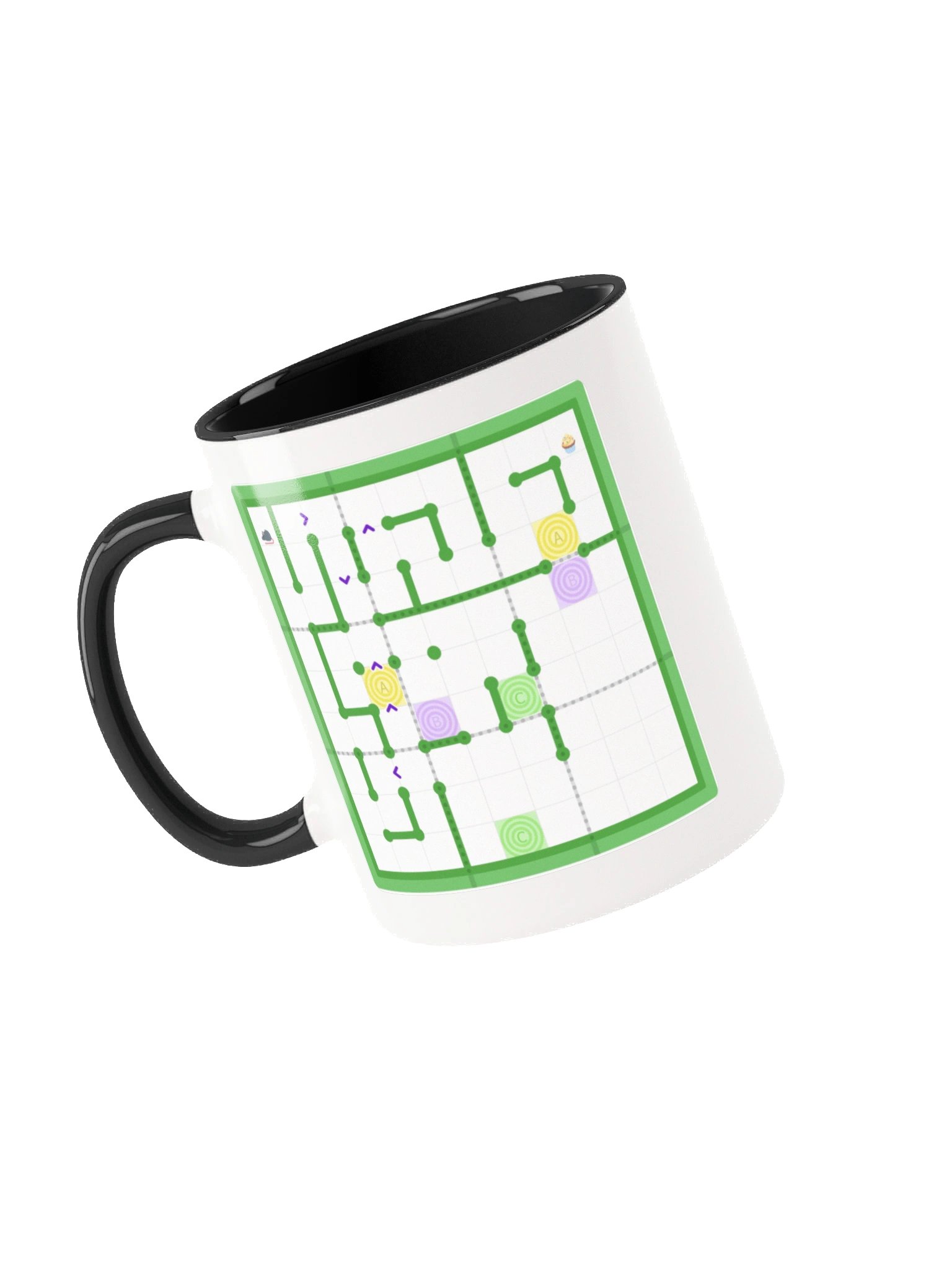 Rat Run Mug: Green Maze product image (1)